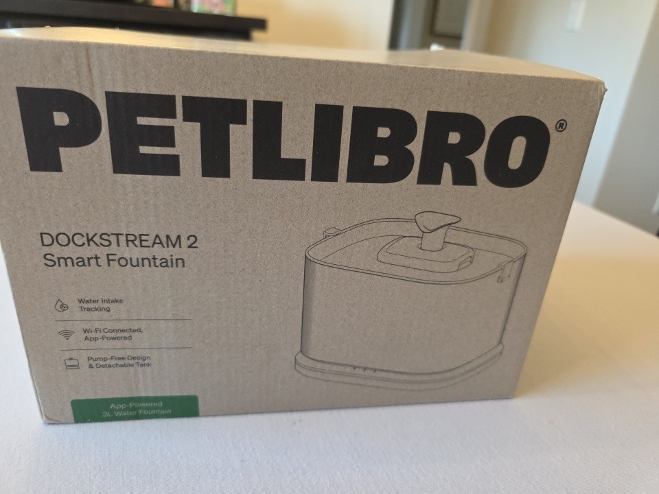PETLIBRO Dockstream 2 Smart Pet Water Fountain WiFi App 3L Cat Dog PLWF106