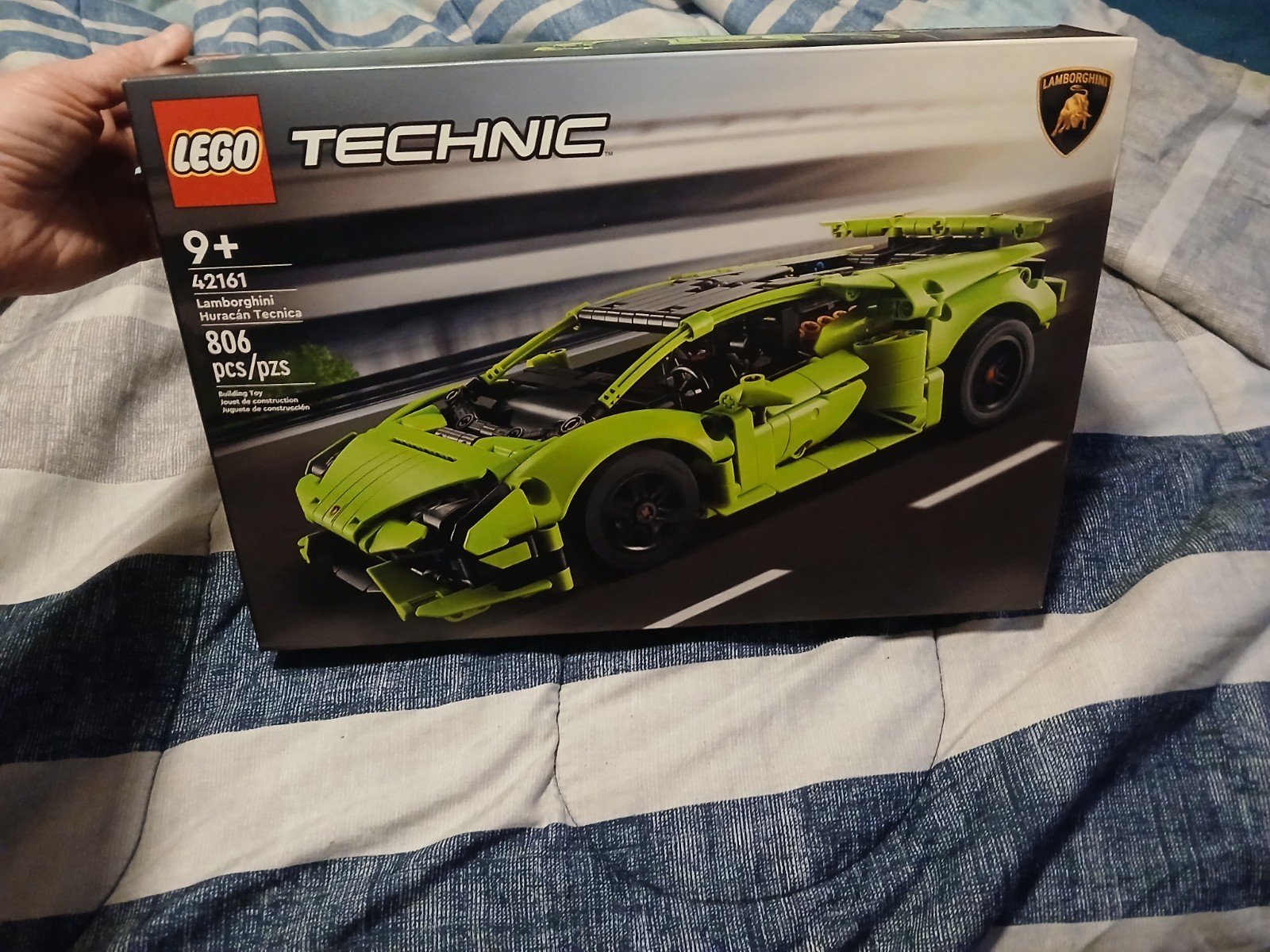 LEGO TECHNIC Lamborghini Hurricane 42161 New In Box Sealed 806pc 2023 Set
