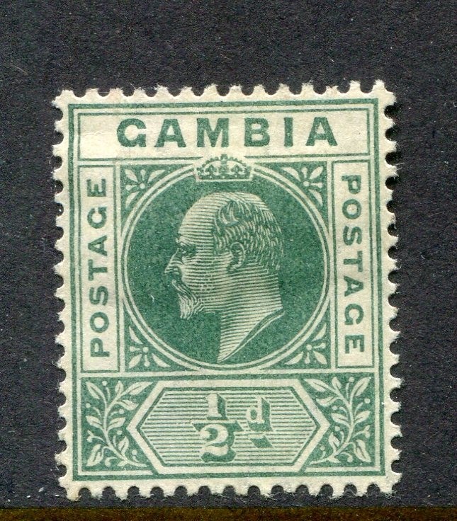 Gambia #41 Edward VII 1/2 P. [Mint Hinged]