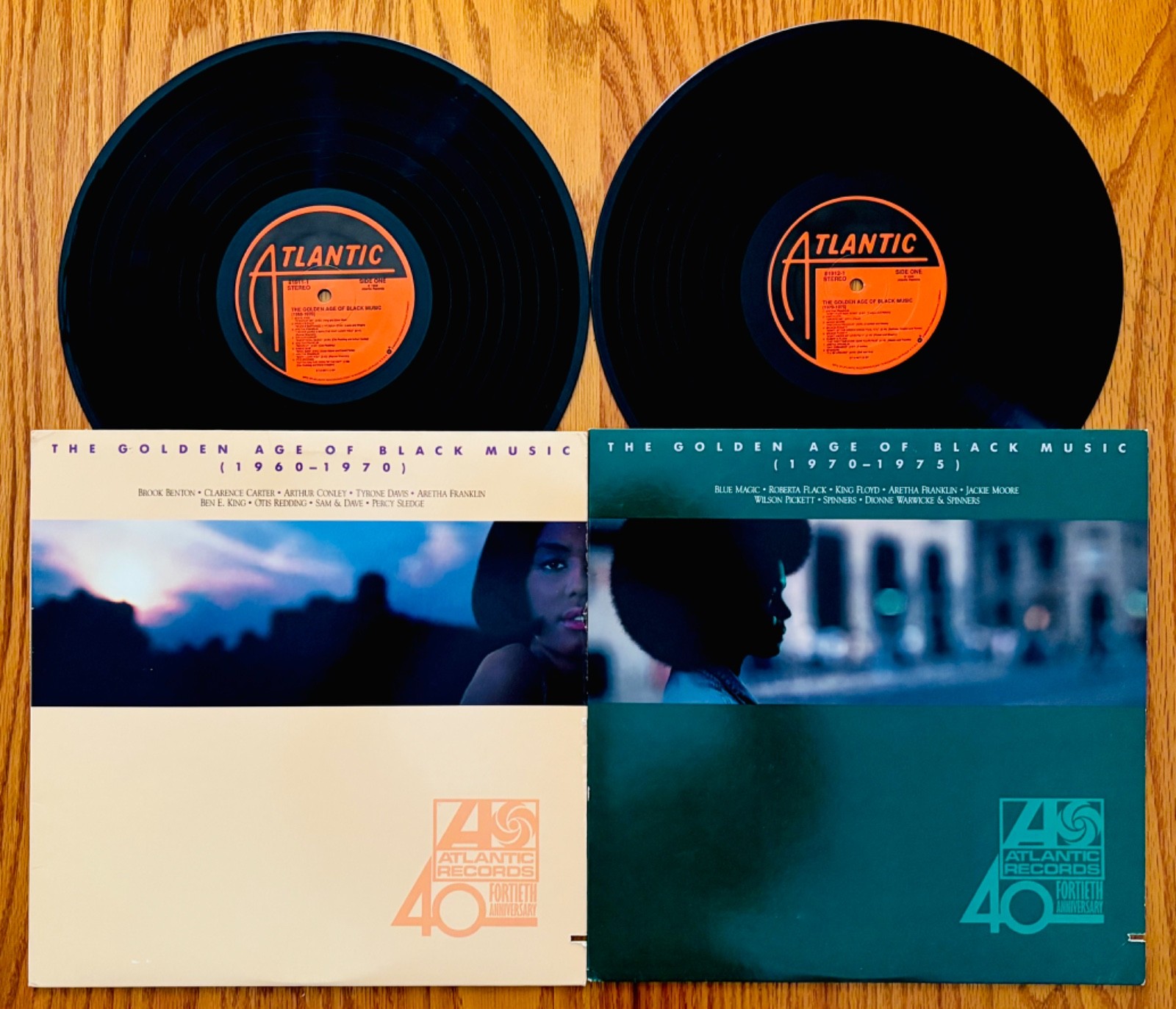 The Golden Age Of Black Music~2 Near Mint Albums~ATLANTIC #81911-1 + #81912-1