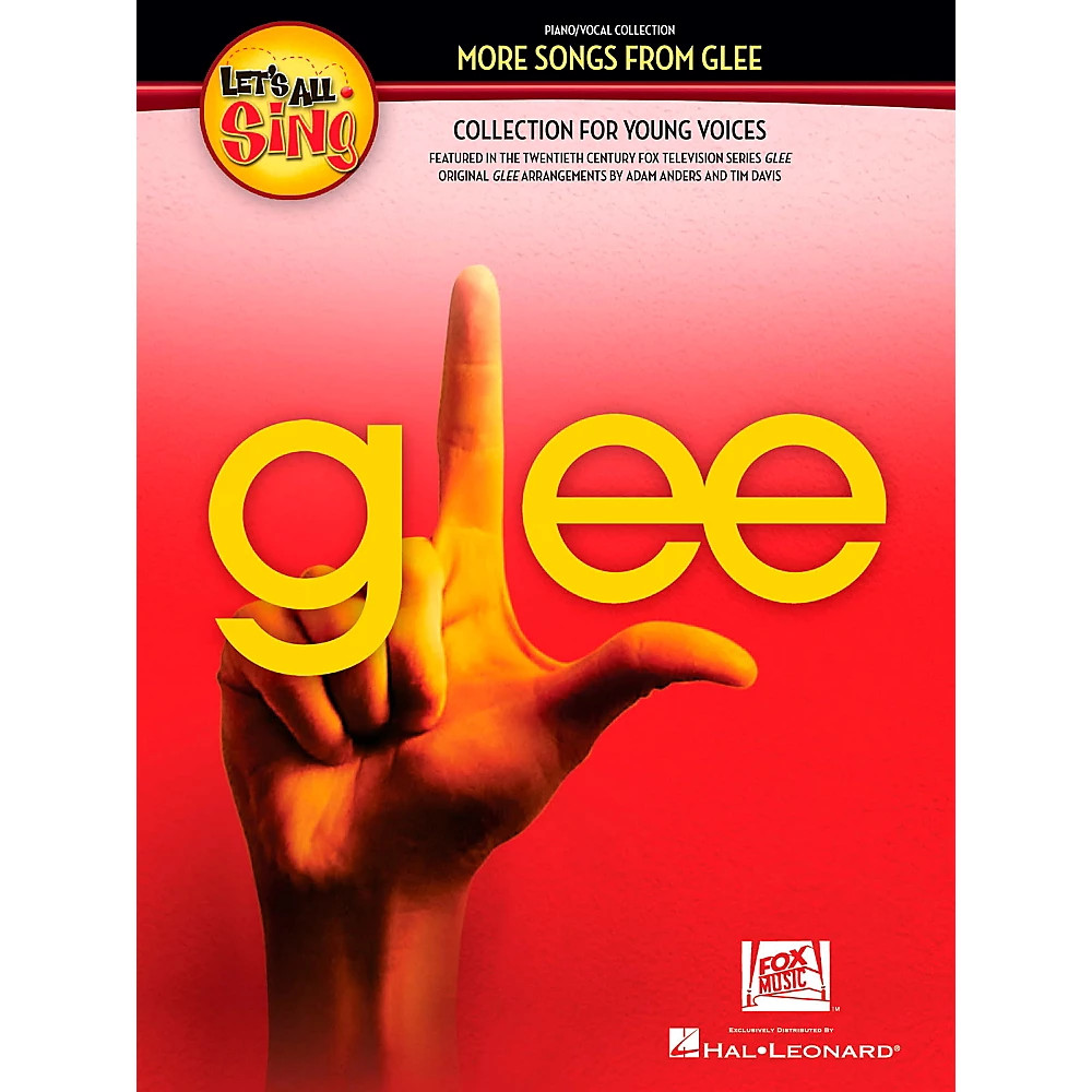 Let's Sing More Songs, Glee Collection for Young Voices Perf/Accompaniment CD