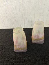 Lot Of 2 Tulips Signed Muller & Frères (Price For 2) Model 2