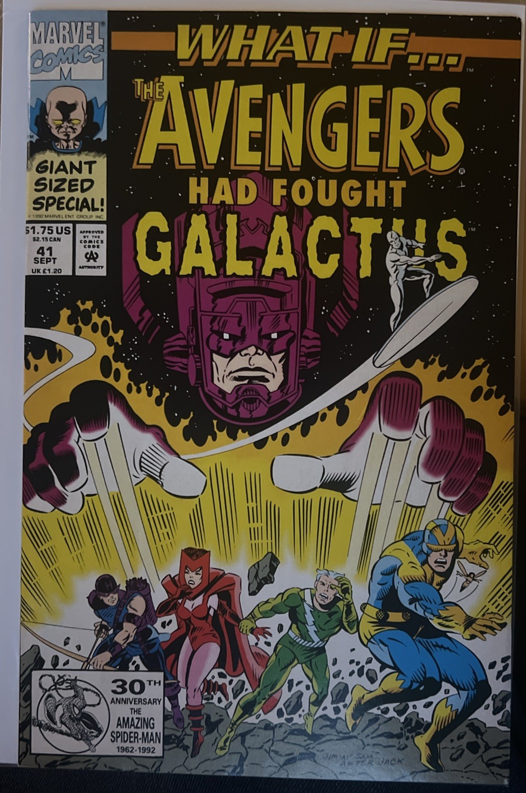 Marvel Comics What if The Avengers had Fought Galactus? #41 - 1992