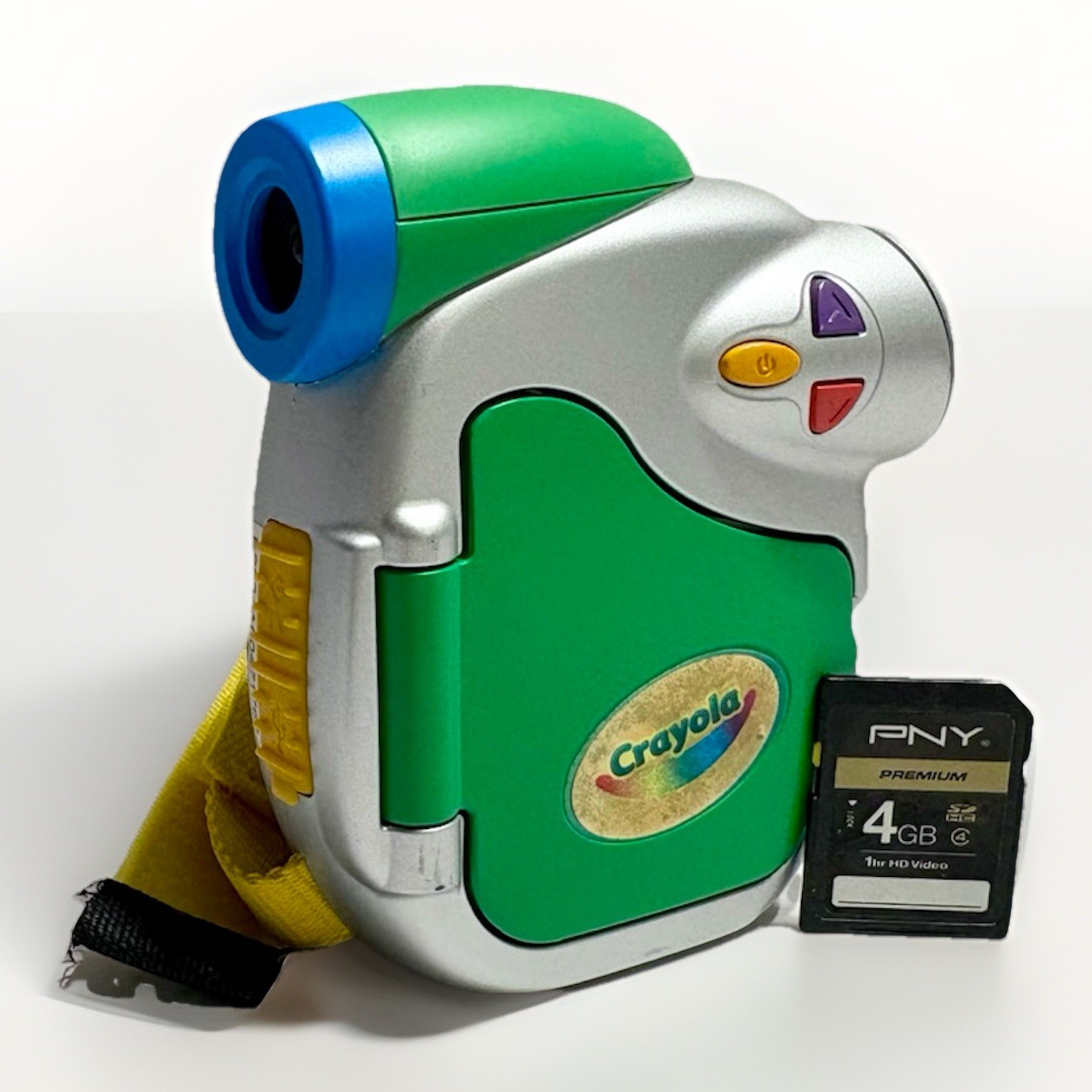Crayola Digital Camcorder Kids 5.1MP Cam w/ Preview Screen And 4GB Video SD Card