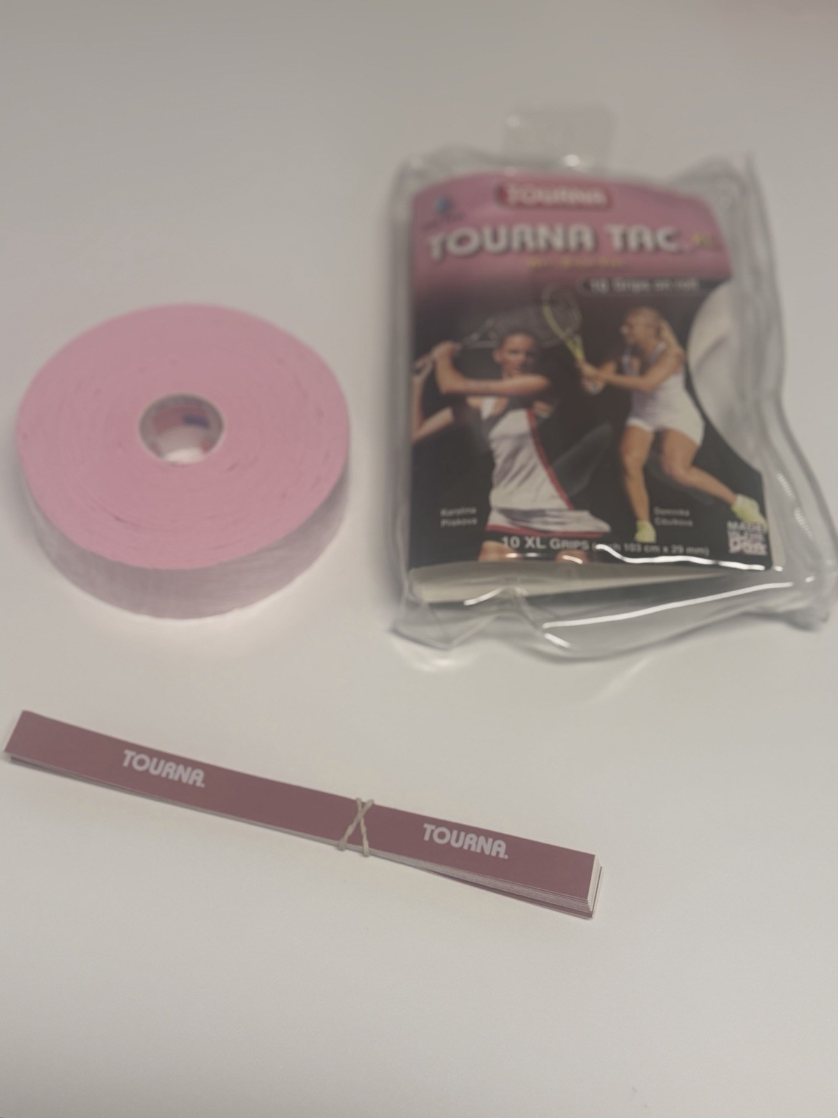 Tourna Tac XL Wet Feel 10 Grip Roll (Pink)