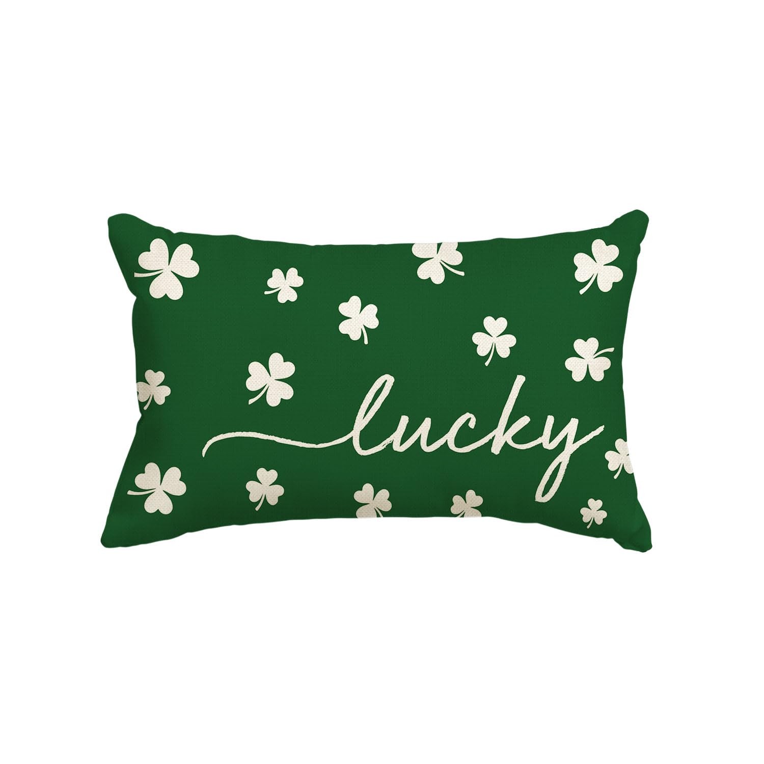AVOIN colorlife St Patricks Day Lucky Clover 20" x 12" (Pack of 1), Green 