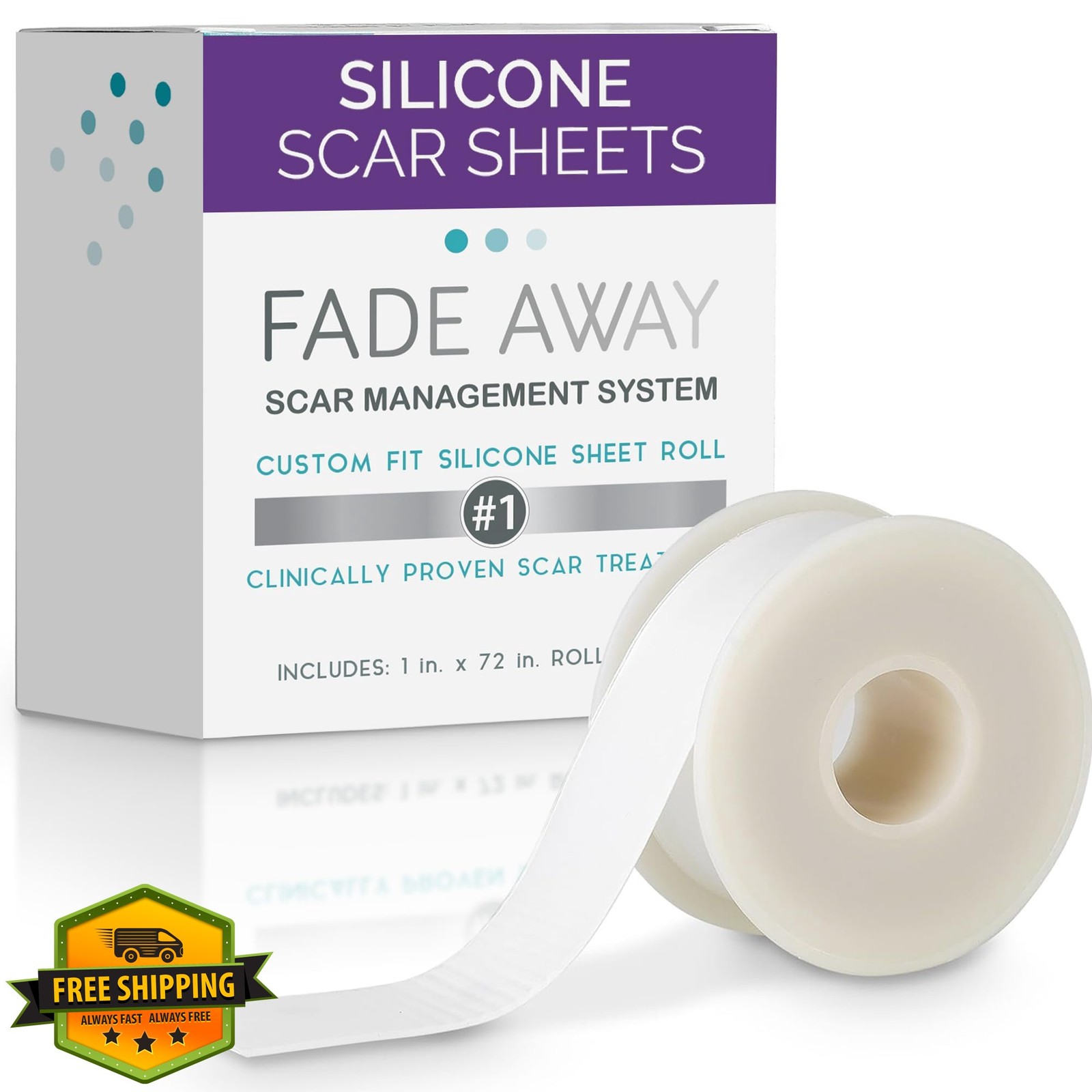 Silicone Scar Sheets Medical Grade Tape Surgery C-Section Scars