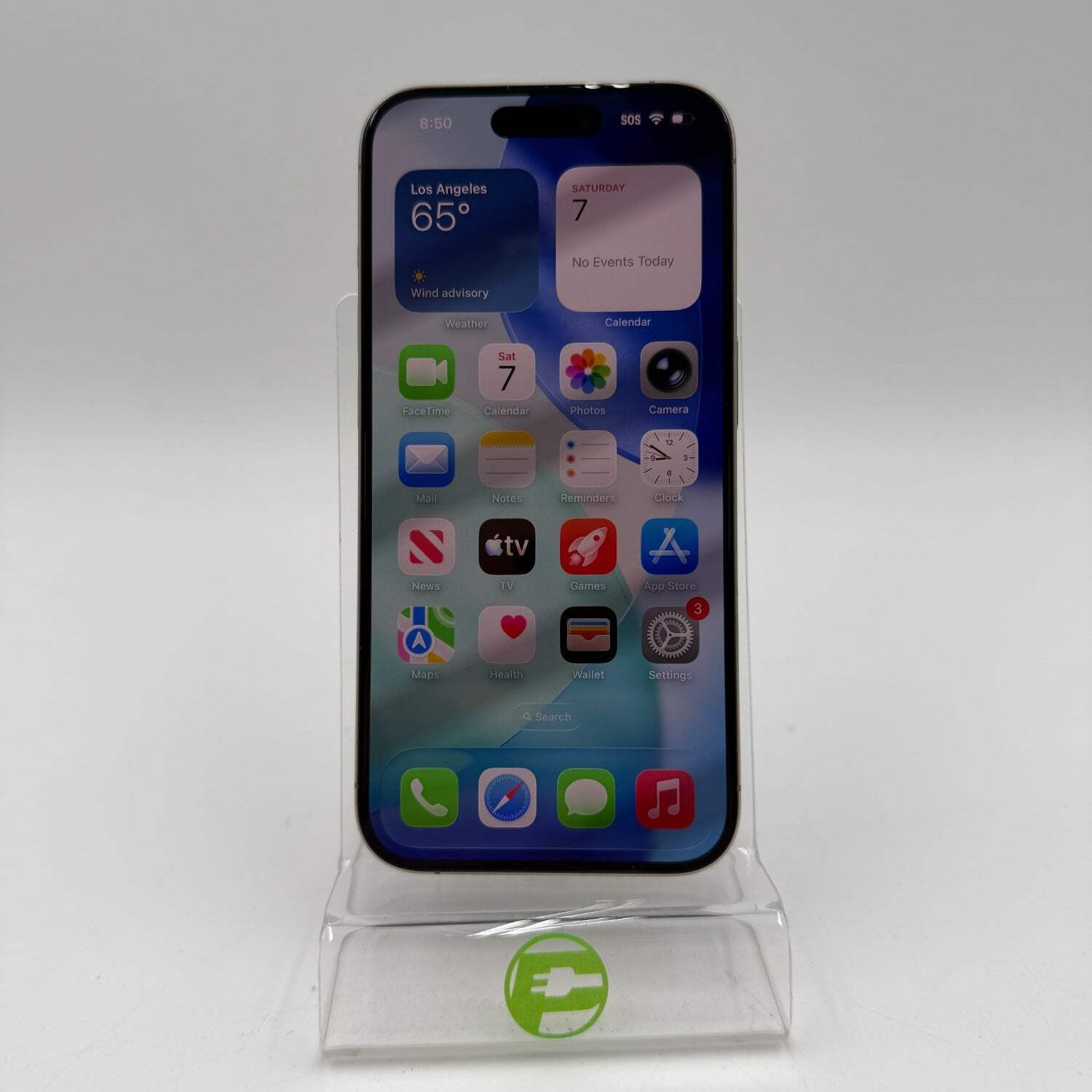 Factory Unlocked Apple iPhone 15 Pro 128GB Natural Titanium MTQP3LL/A