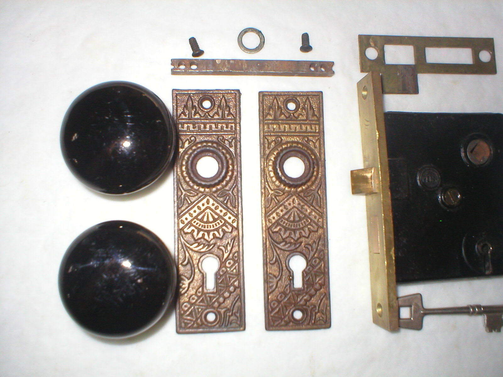 Antique Victorian Era Door Hardware