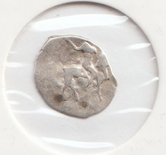 Rare Old Medieval 1547-84 Ivan Terrible Russian Silver DENGA Collection Coin I93