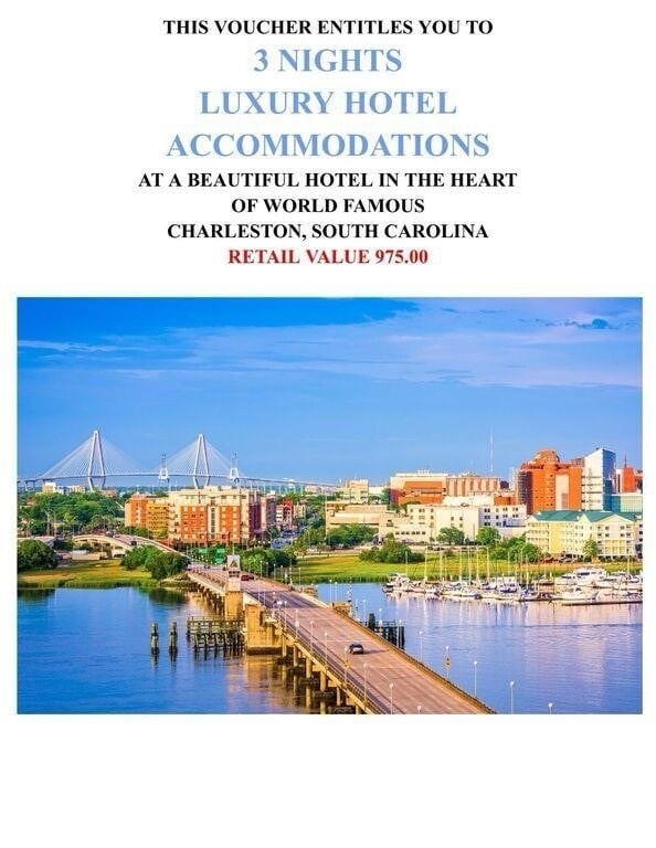 Charleston, SC 4 Days / 3 Nights Vacation Package