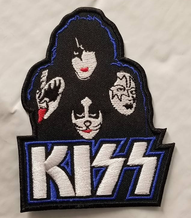 KISS Embroidered Rock Band Patch Iron On Sew On Classic Rock Music