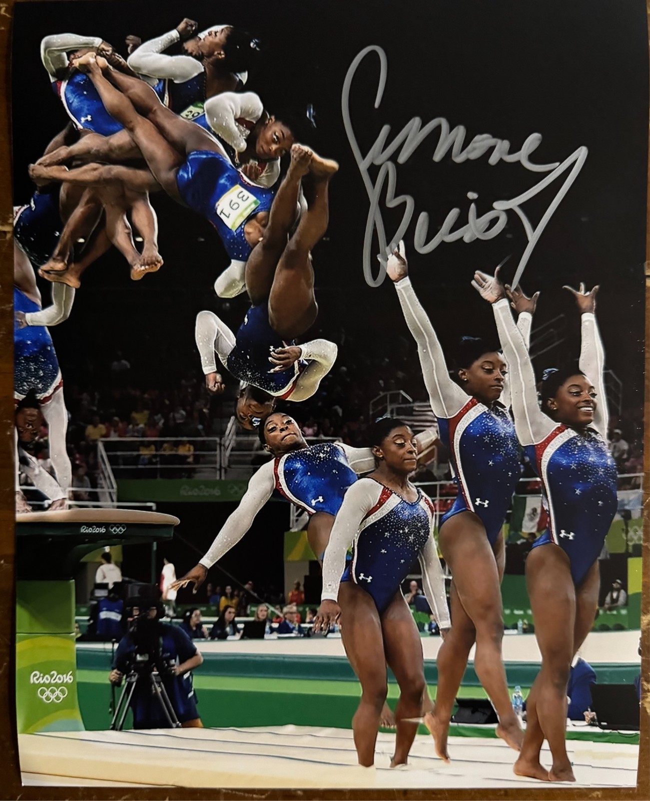 Simone Biles Signed Autographed Signature 8x10 Matte Photograph COA