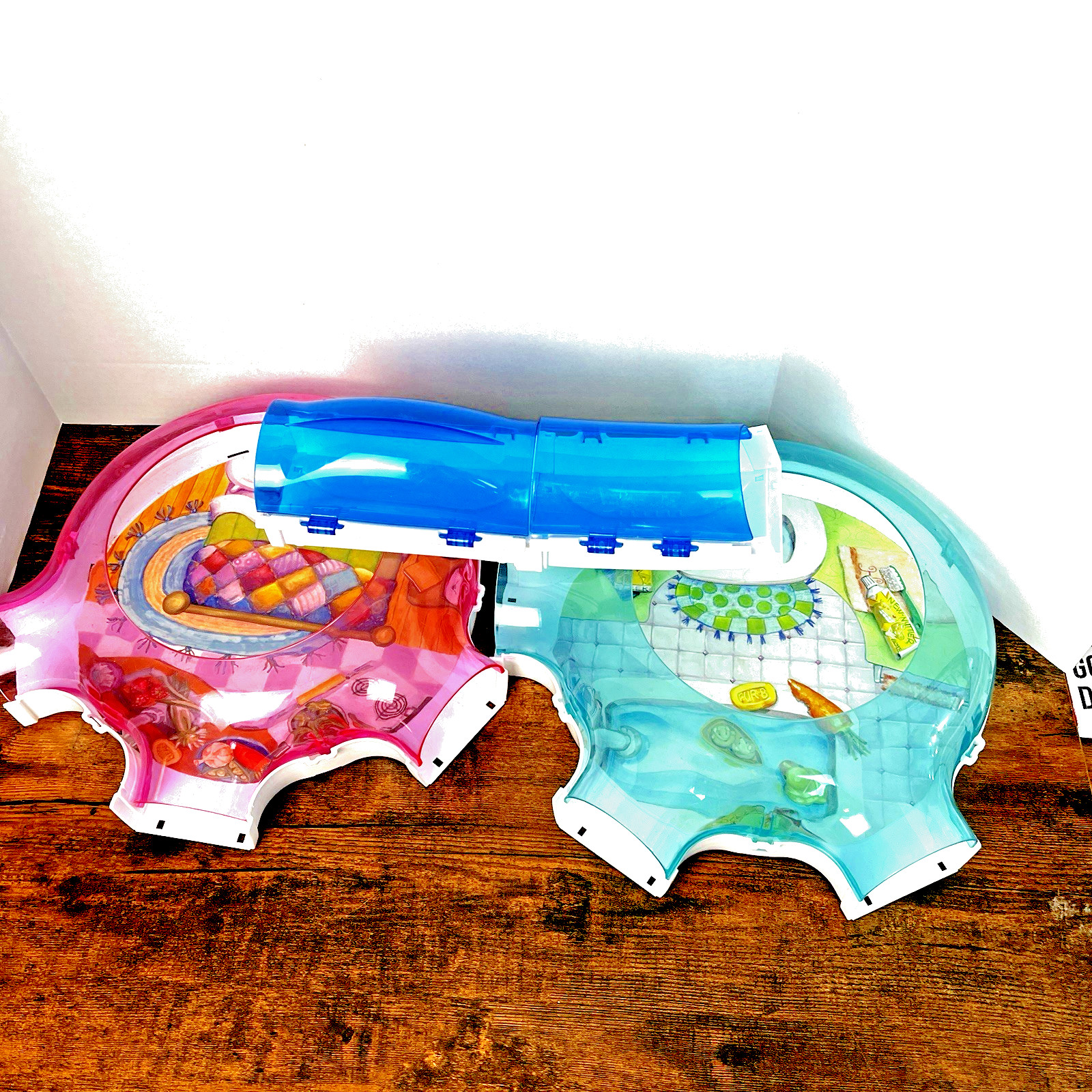 Zhu Zhu Pets Fun House & Tunnel Replacement Parts Lot – Rooms & Connectors