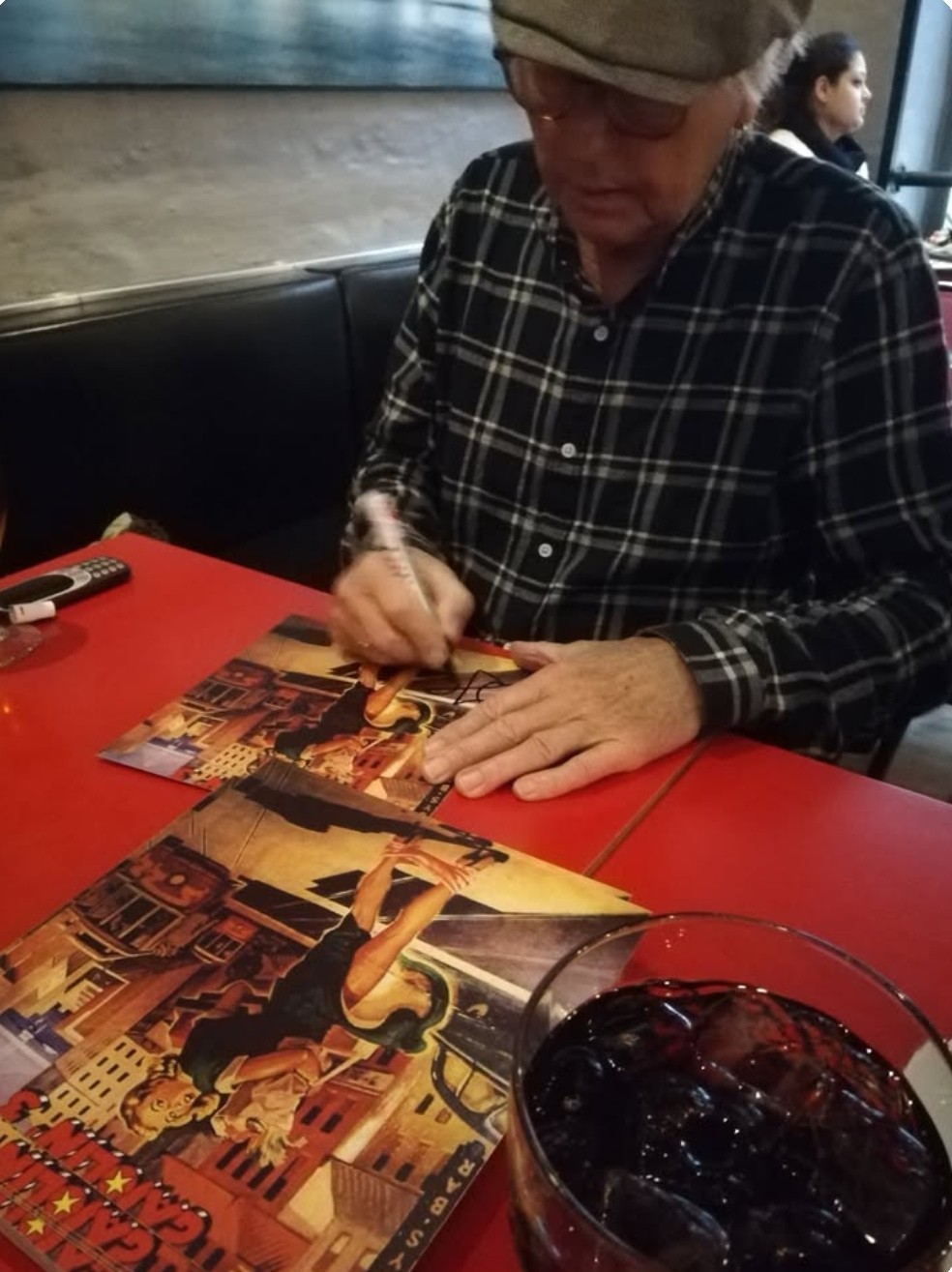 Wili Jønsson hand signed autograph Gasolin 21*21 Cm photo Card