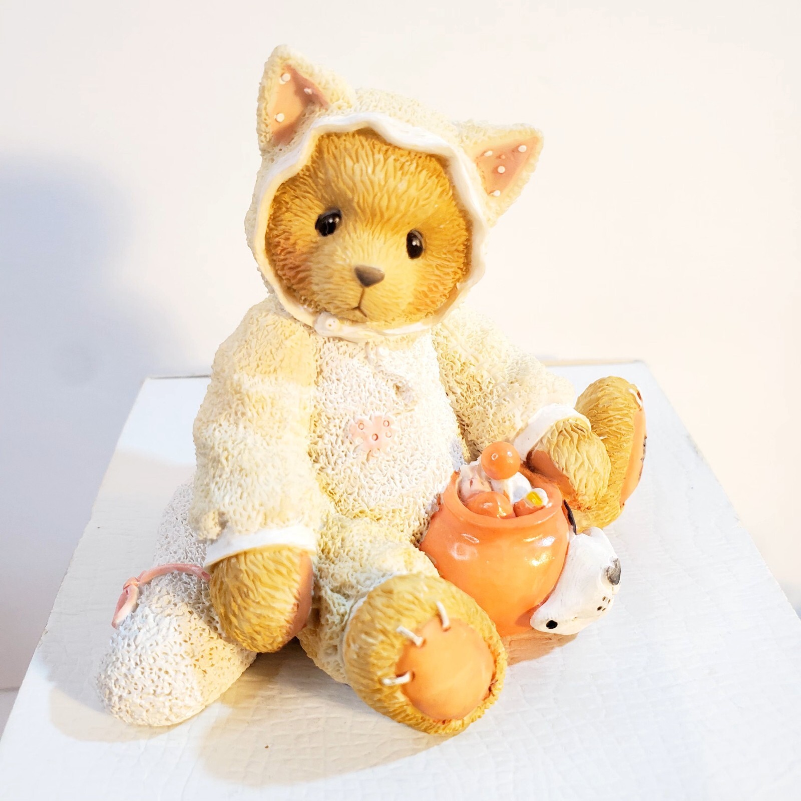 Vintage Cherished Teddies TABITHA 1996 You're The Cats Meow Figurine