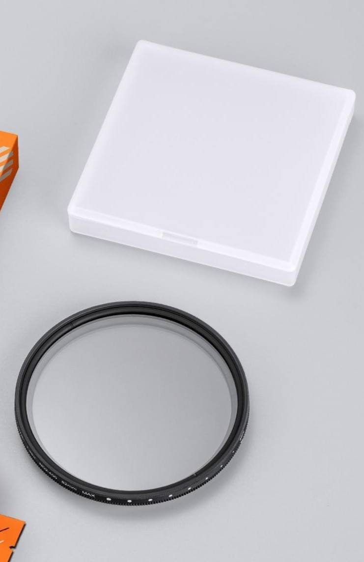 K&F CONCEPT Nano B Series 49mm Variable ND2-ND400 ND Lens Filter (1-9 Stops)