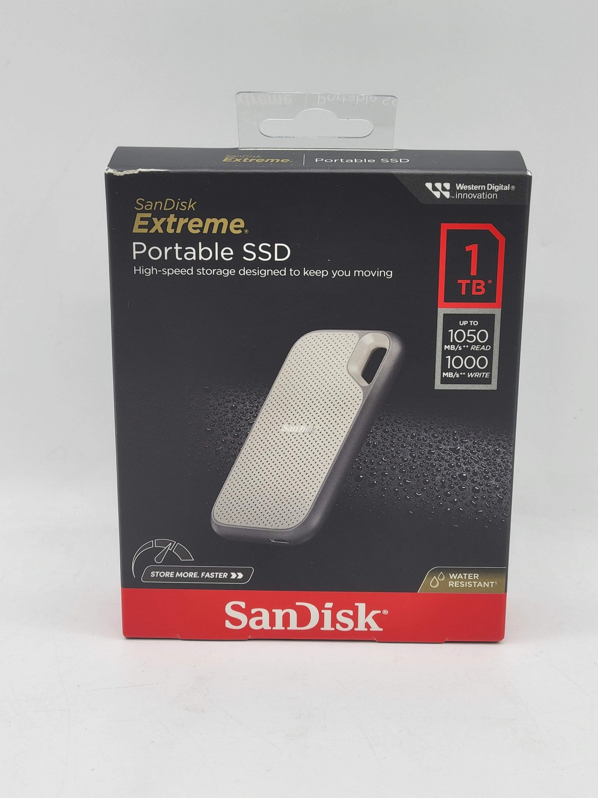 New SanDisk Portable Extreme Portable SSD 1TB Type-C SSD SDSSDE51-1T00-AW25
