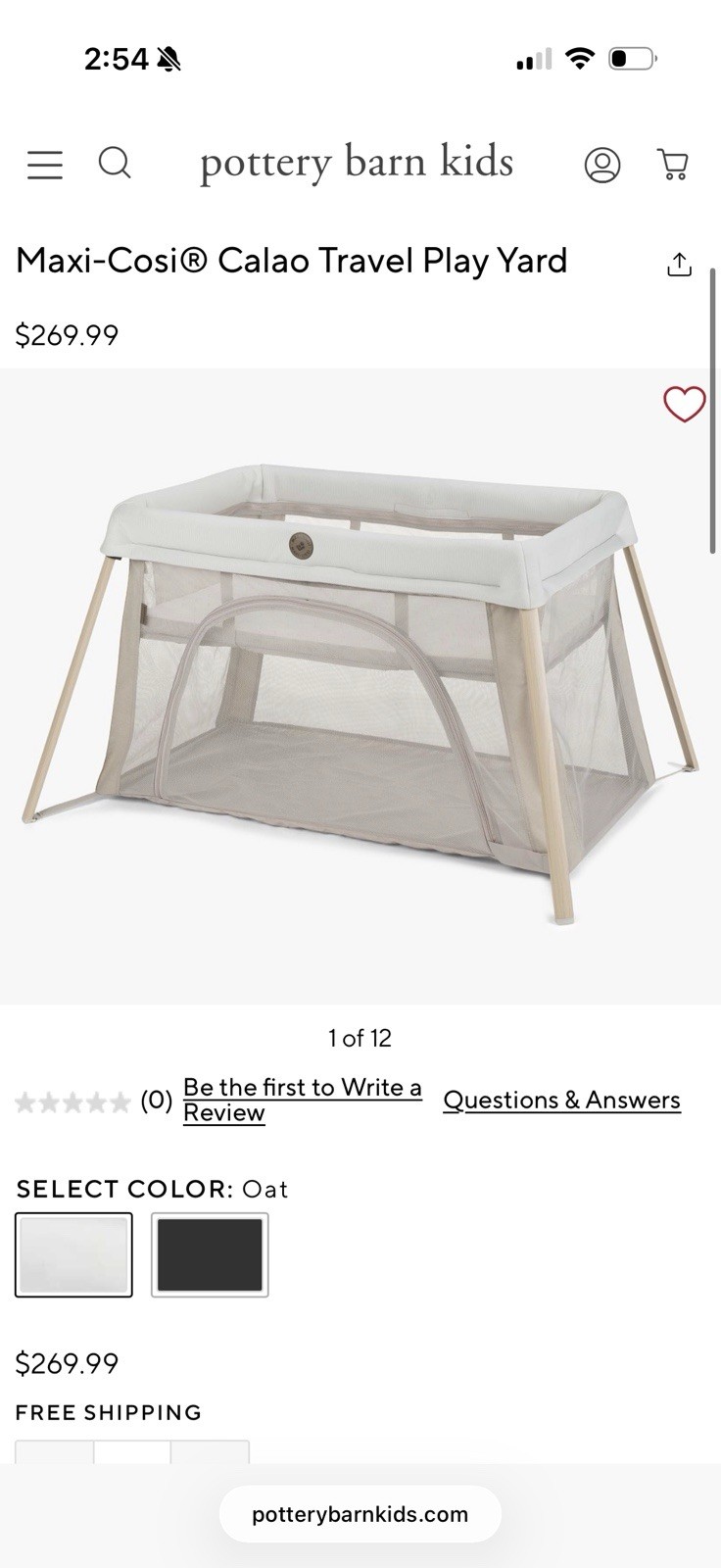 Maxi-Cosi Calao Travel Play Yard - Classic Oat