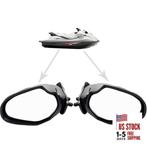 (Pair) Side Mirror Compatible with Yamaha WaveRunner VX110 VX Deluxe, VX 
