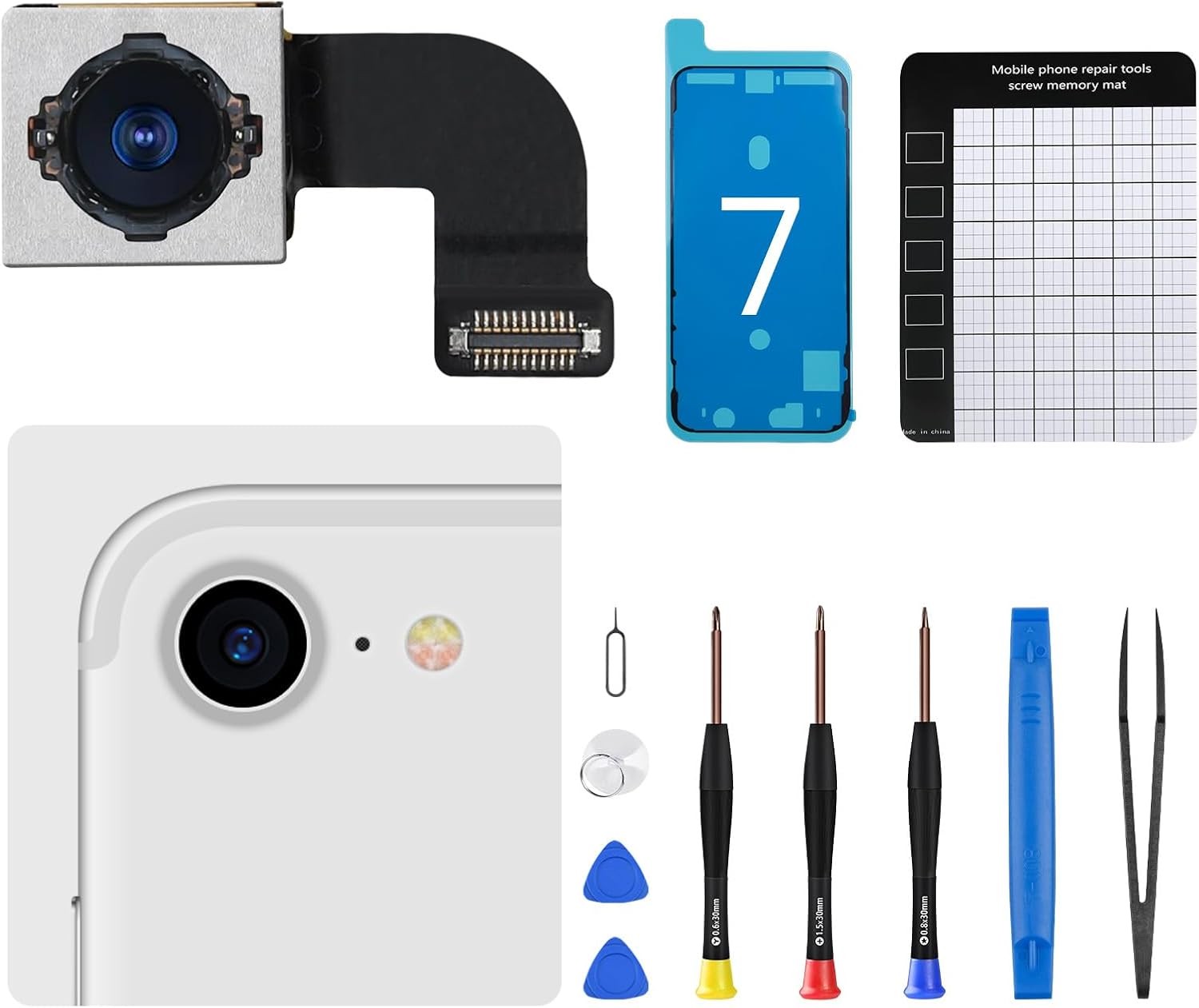 For iPhone 7 Main Rear Camera Replacement Module 12MP Back Lens Parts iPhone7