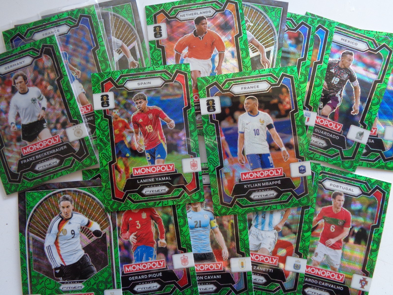 GREEN Parallel PRIZM Monopoly 2026 USA  # 1 -# 100  Panini FIFA World Cup  Pick