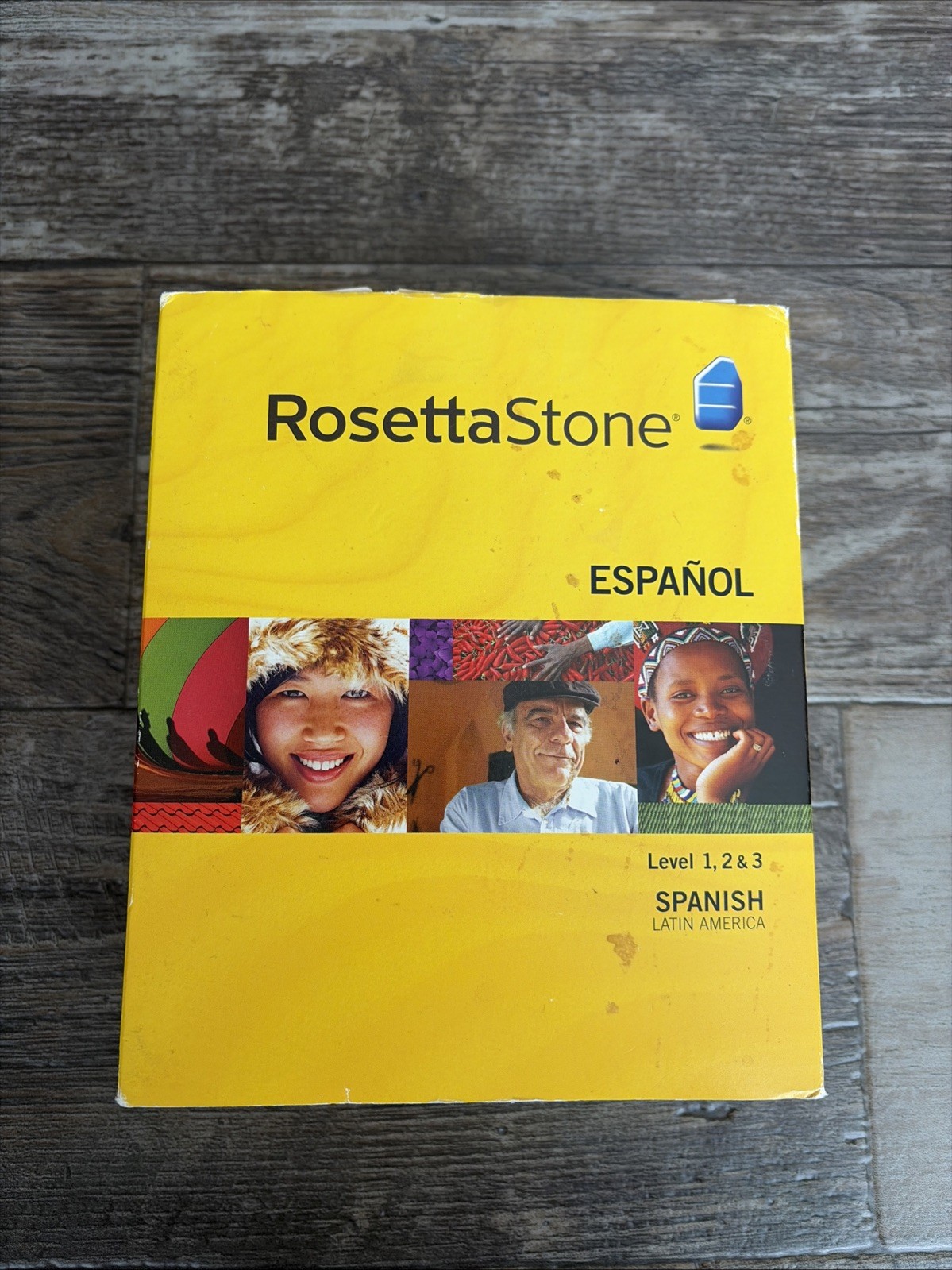 Rosetta Stone Spanish (Latin America) Levels 1 - 3 CD ROM Included Headphones!!