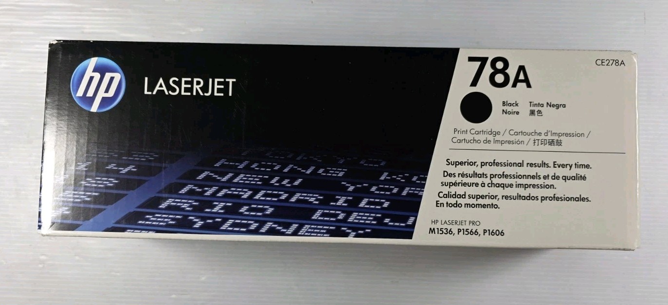 HP 78A Genuine Black Laserjet Toner -single Pack Cartridge 