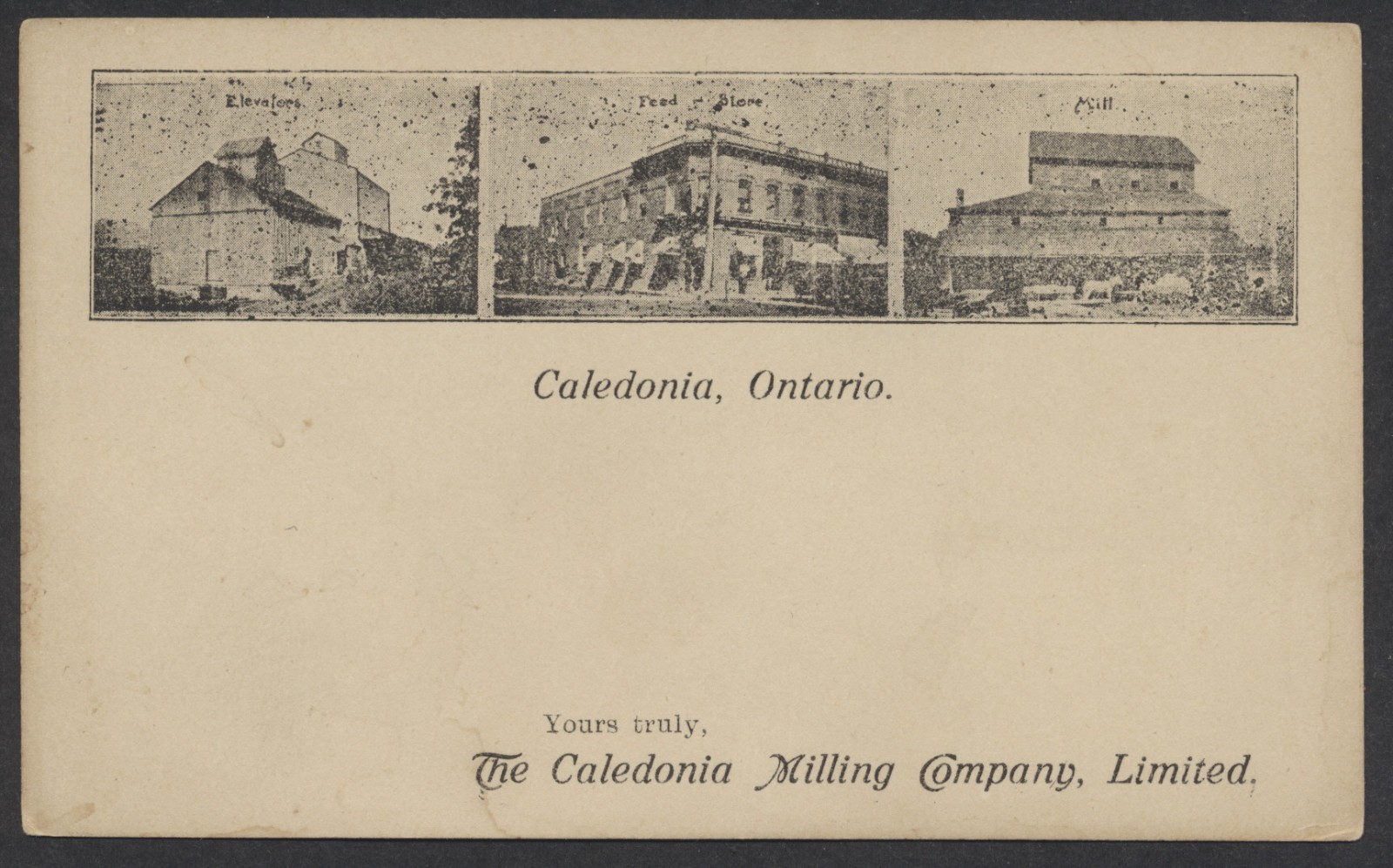 Canada #P69 2c George V Admiral PSC Caledonia Milling Co Pictures Back Unused