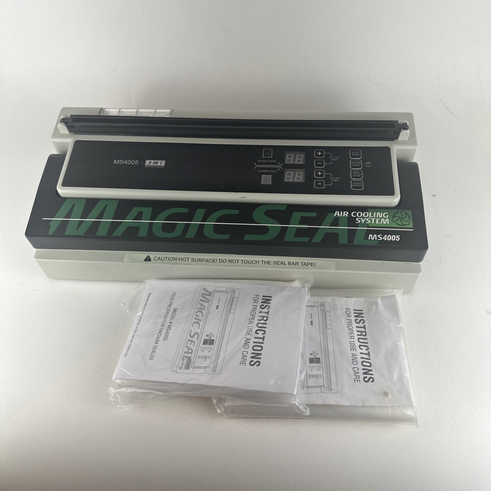 Magic Seal MS4005 Vacuum Sealer Machine 16" Commercial Air Cooling System