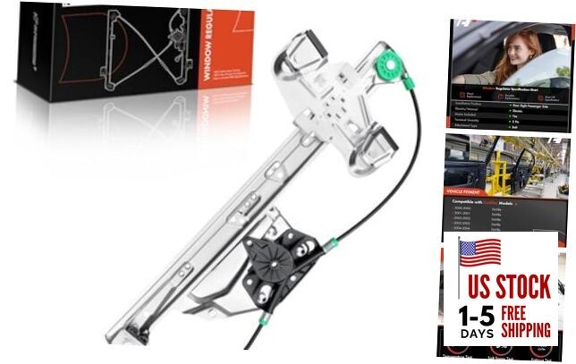  Power Window Regulator without Motor Replacement for Rear Passenger(RH)