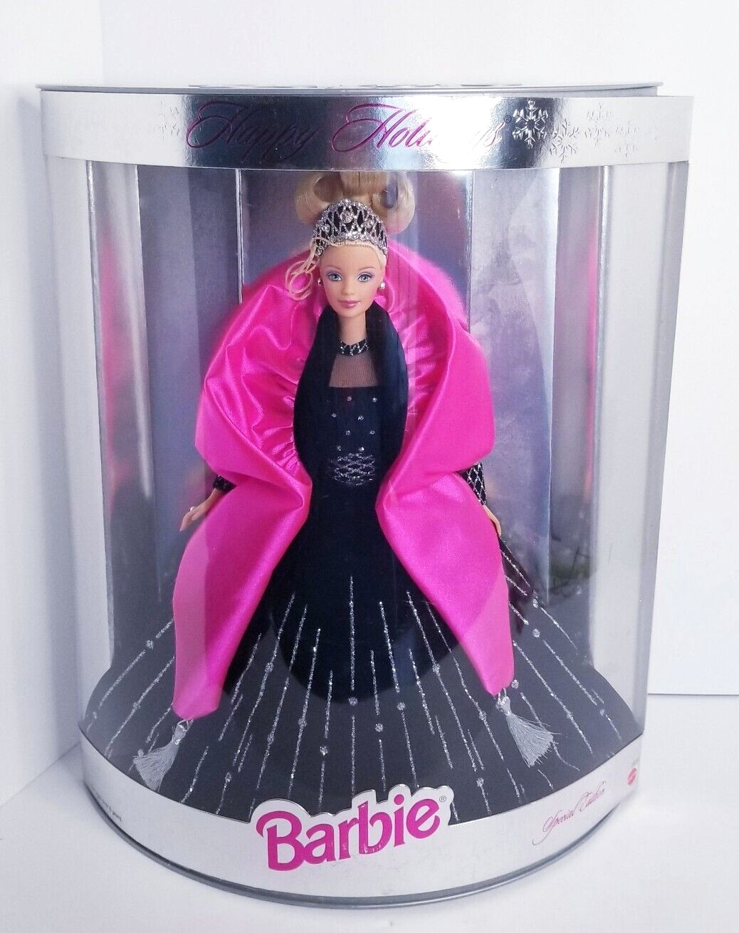 Vintage 1998 Happy Holidays Blonde Barbie Doll Special Edition Mattel New in Box