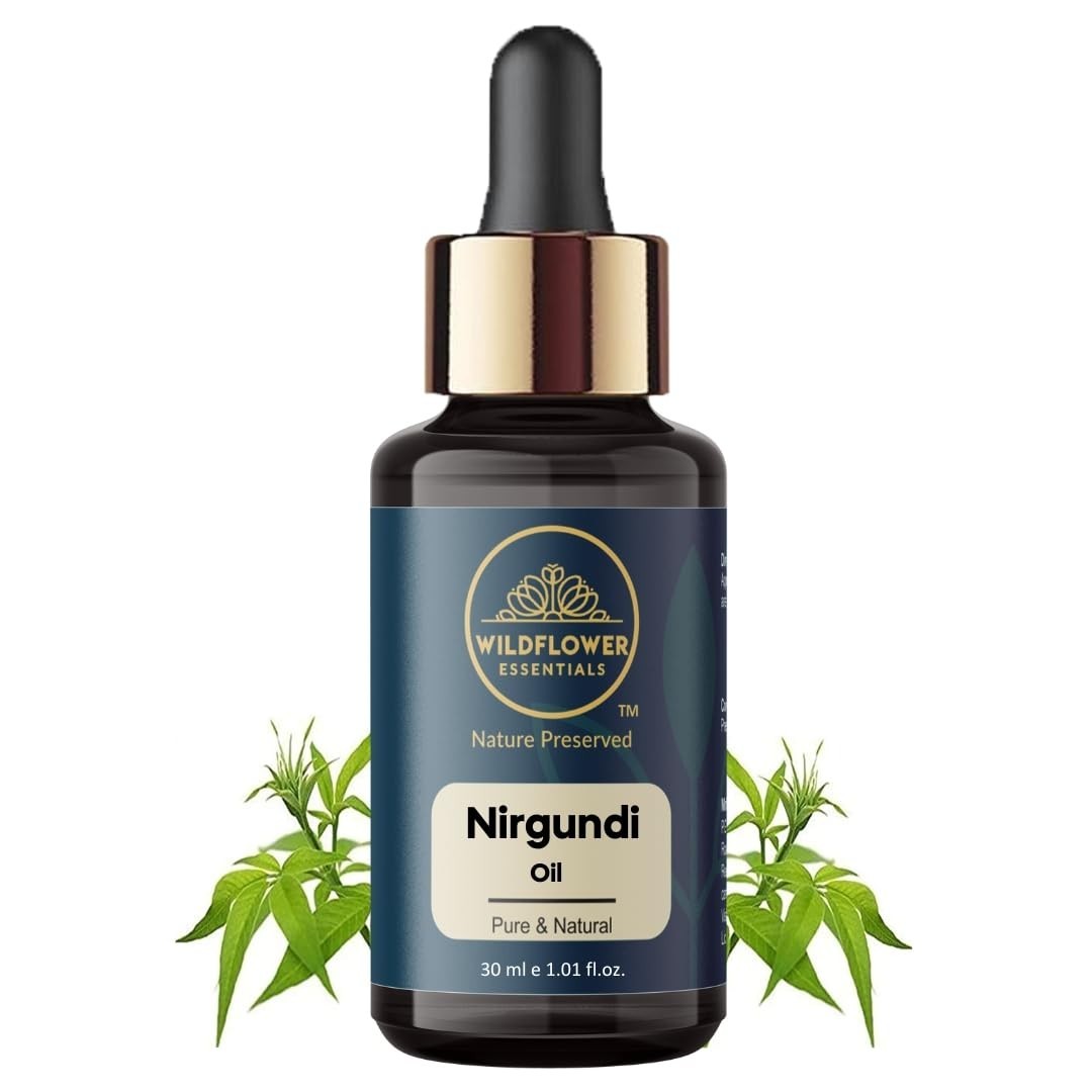 Nirgundi Oil for Hair, Body, Massage 100% Pure & Natural (30ml)