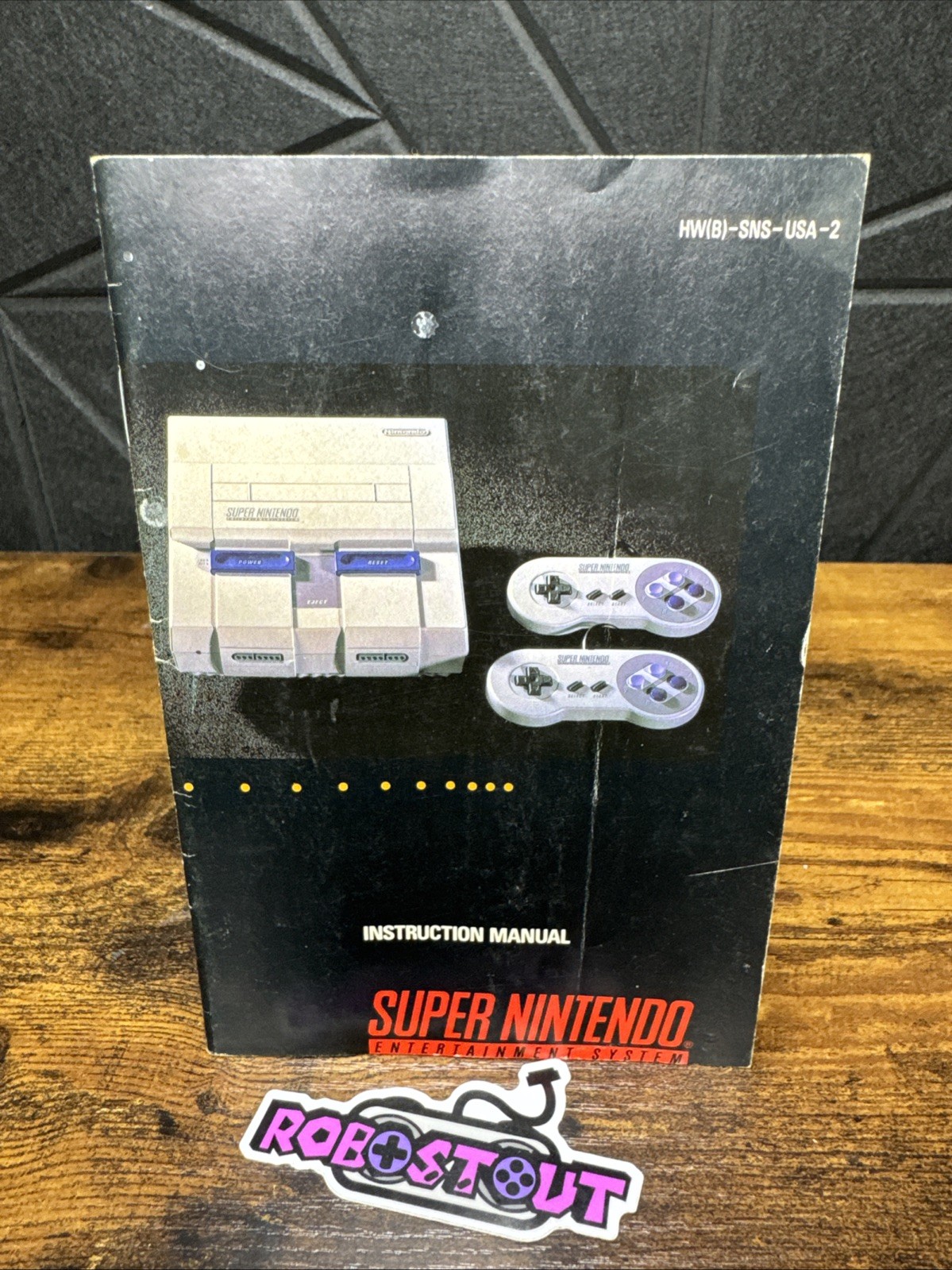Super Nintendo System (Super Nintendo SNES) Manual and Consumer booklet only⭐