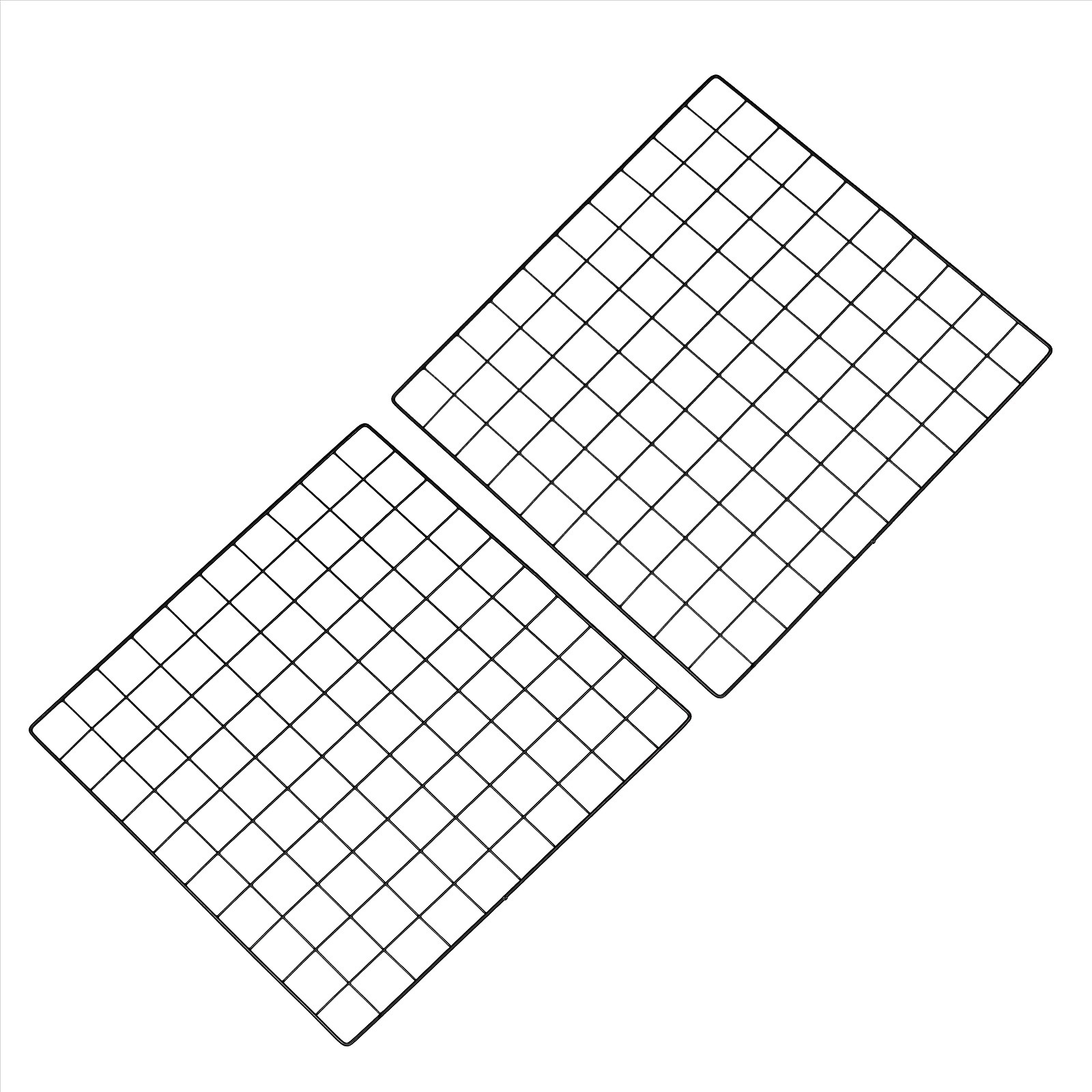 20"x20" Panel 2pcs Black Photo Grid for Wall Decoration