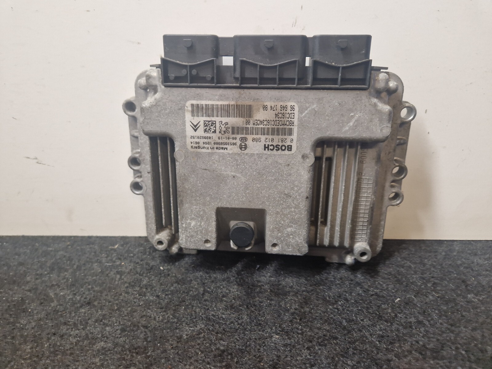 Citroen C4 Grand Picasso ECU 1.6hdi 2008 0281012980