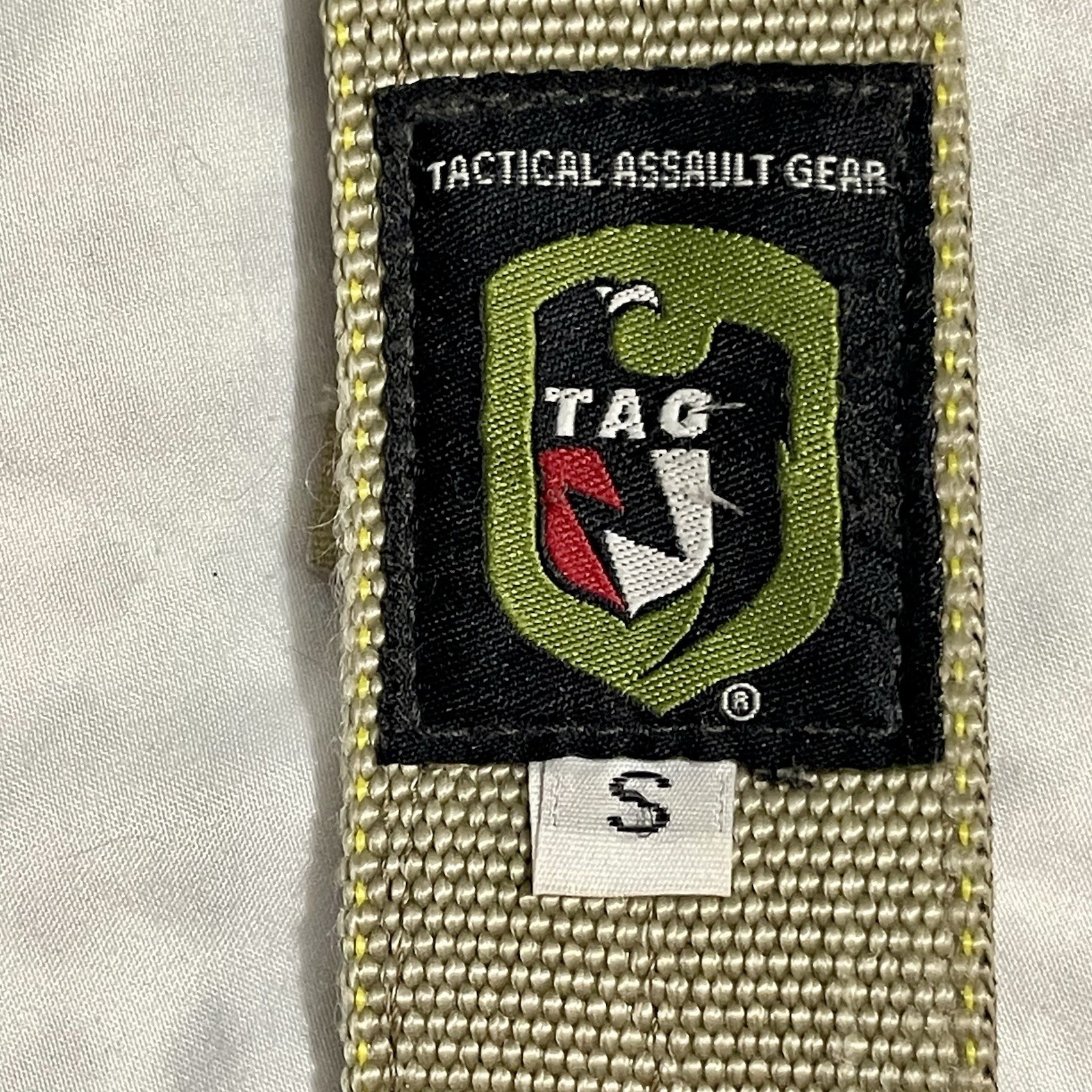 TAG [Tactical Assault Gear ] Heavy Duty Riggers Belt Sz Small Authentic USGI