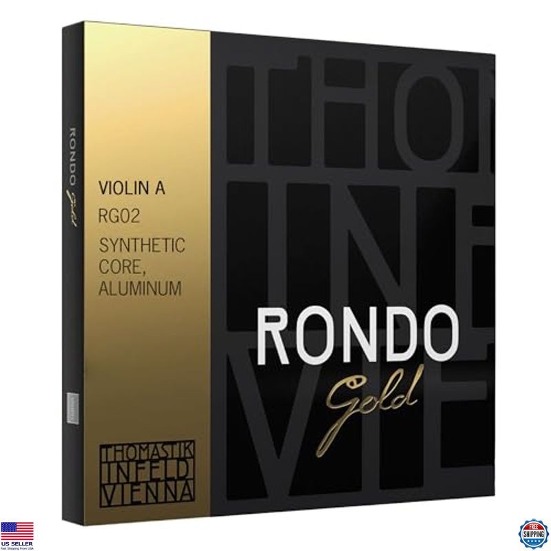 Thomastik-Infeld Rondo Gold RG02 Violin A String | Aluminum Wound Synthetic Core