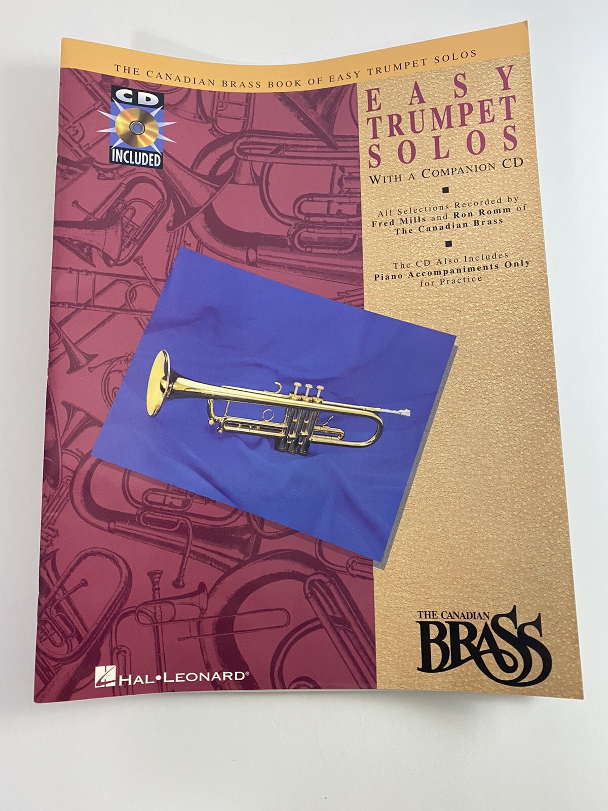 The Canadian Brass Book of Easy Trumpet Solos CD included 