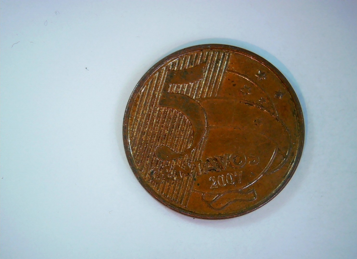 Brazil 2007 5 Centavos Brazil Real (2nd family) 5 Centavos Coin