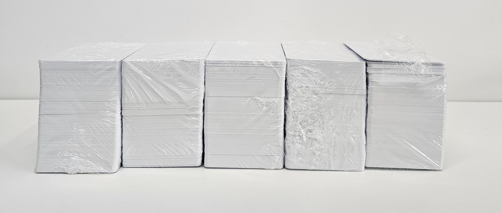 Blank ID Cards For Employee Badges, PVC Plastic, 490 Or More Pieces, New