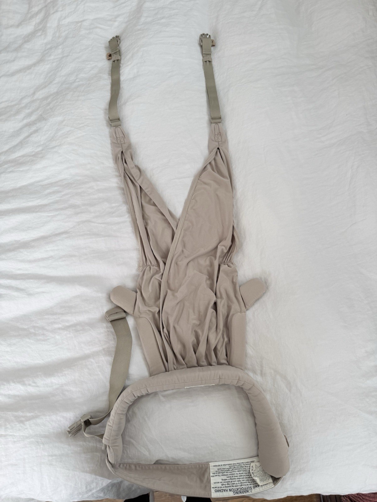 WildBird Baby Carrier Beige Buckle Closure Size Adjustable for Infant