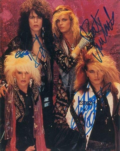 POISON Brett Michaels 8.5x11 Signed Photo Reprint