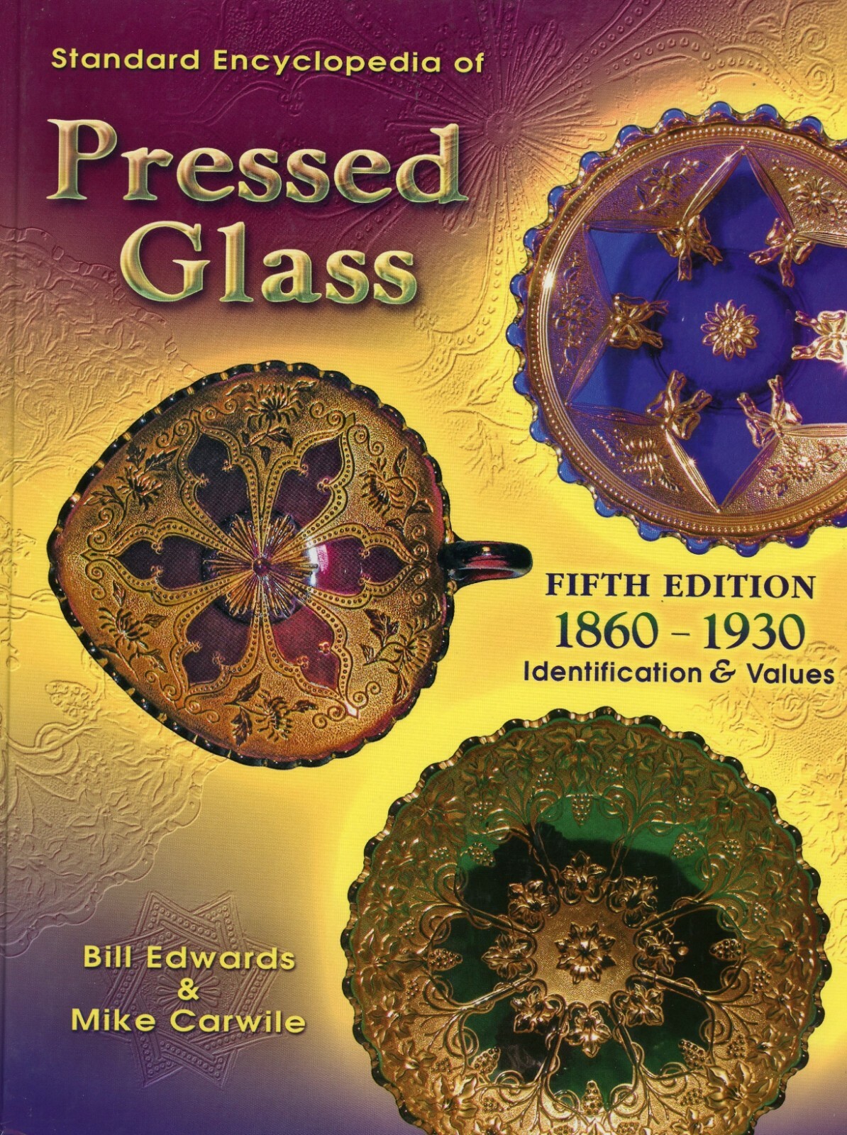 American Pressed Glass (1860-1930) Patterns Makers Dates / In-Depth BOOK +Values