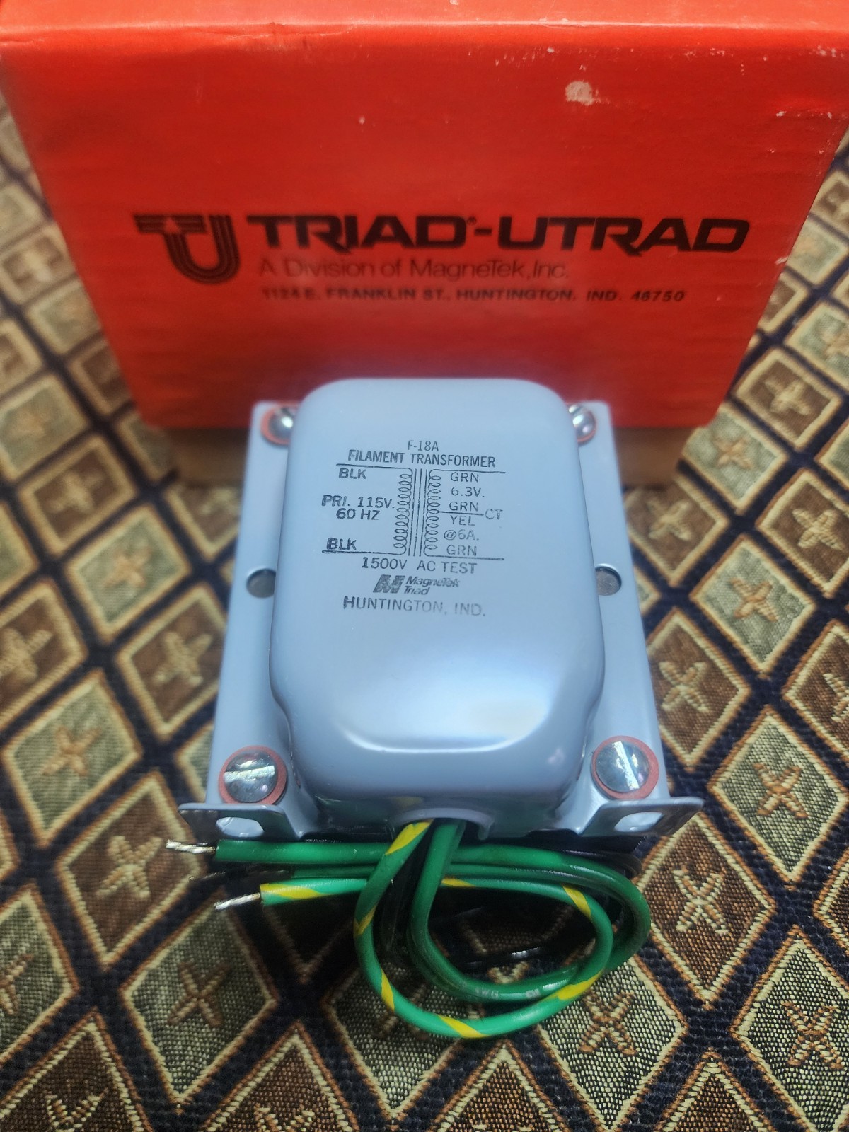 MAGNETEK TRIAD F-18A Filament Transformer NEW For Tube Amplifier Amp Audio