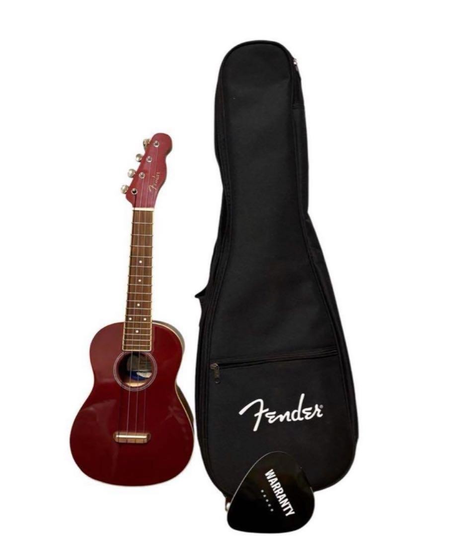 Almost unused ukulele concert soft case included