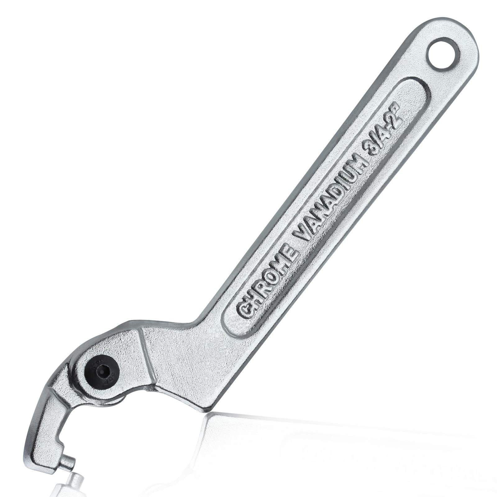 LEONTOOL Adjustable C Spanner Hook Wrench Tool Adjustable Pin Spanner Wrench ...