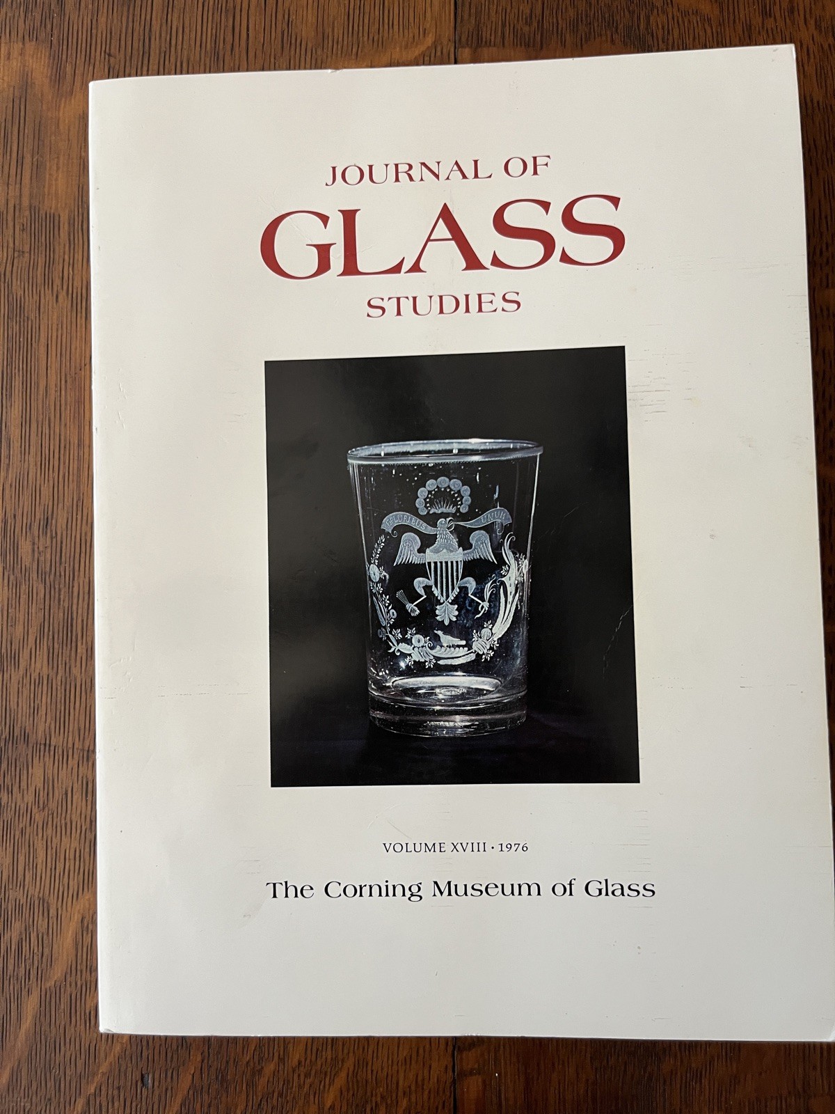 Journal of Glass Studies Vol XVIII 1976 Corning Museum of Glass–Reference