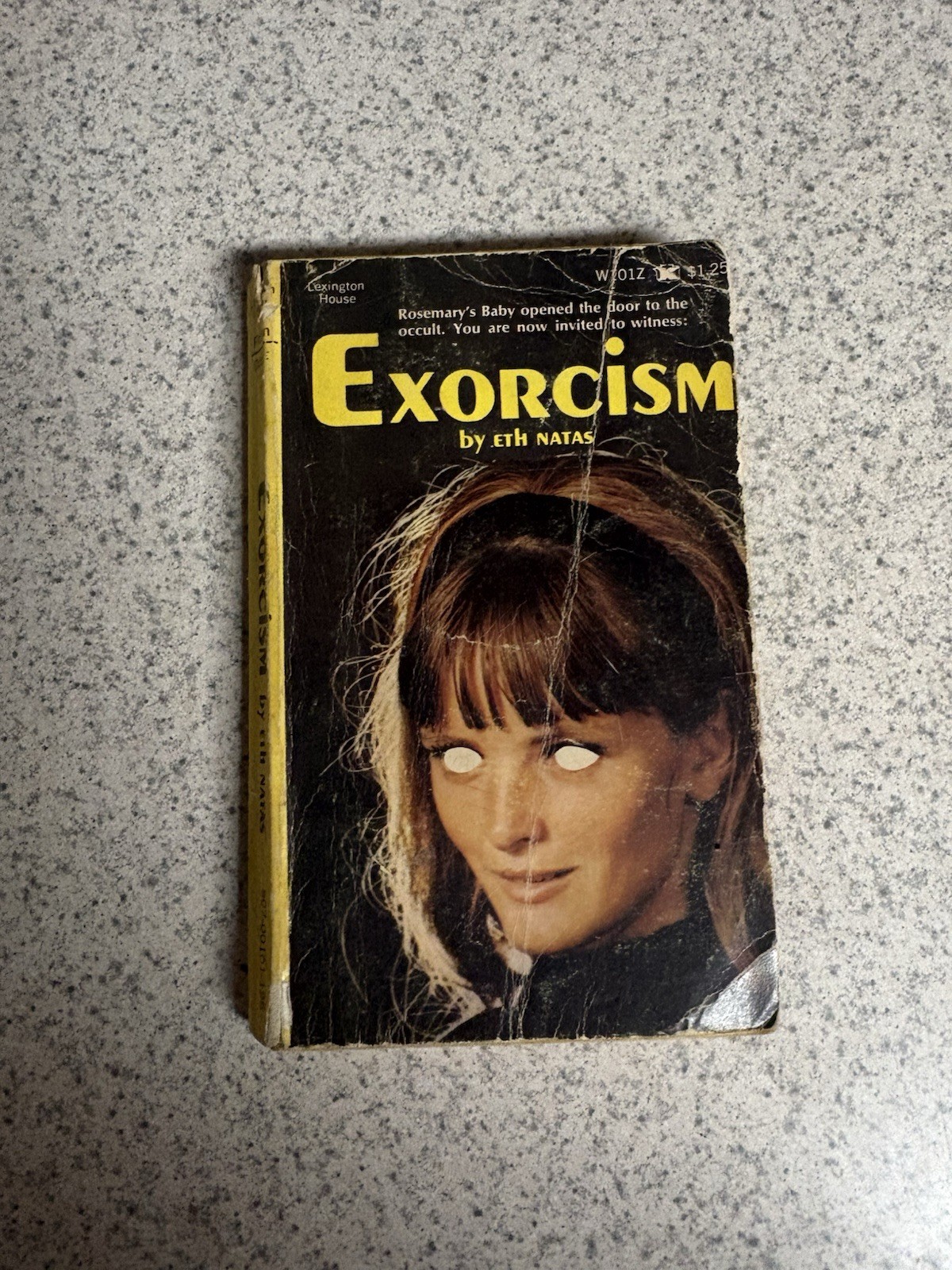 1972 Exorcism Paperback Book By Eth Natas Rare Unique Vintage Horror Ghost