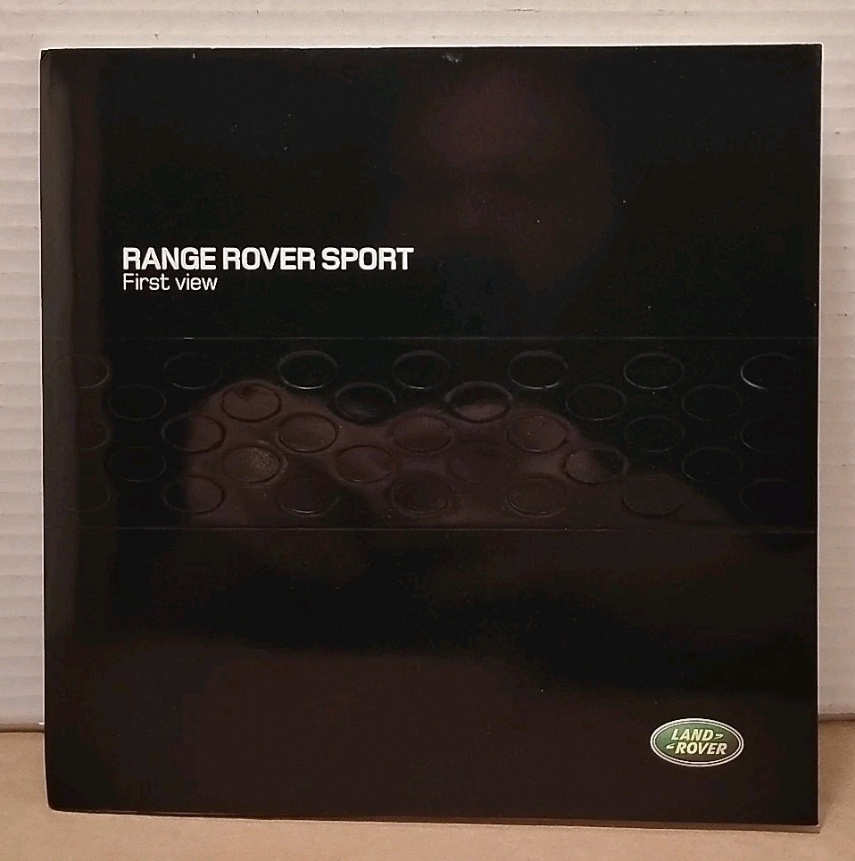 RANGE ROVER SPORT : First View - Sales Brochure w/ CD-ROM